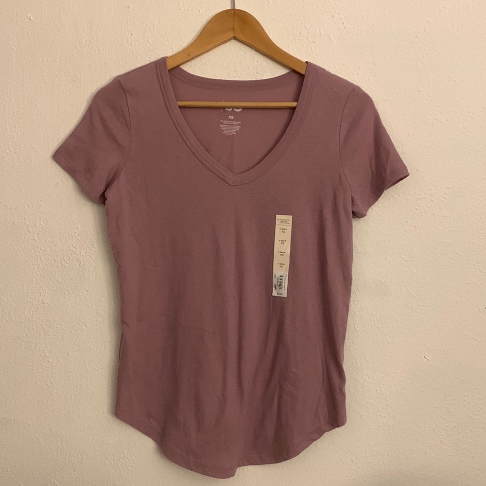 SO Purple V-neck Top